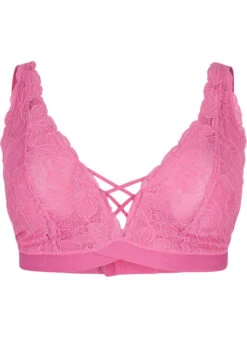 Support The Breasts - Lace Bra With Thong Details -Chic Soldes L00560A 9999 Front