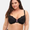 Support The Breasts - Lace Bra With Underwire -Chic Soldes L00564A 0199 ModelFront