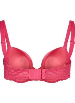 Padded Bra With Lace And Underwire -Chic Soldes L00602C 0865 Back