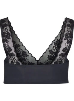 Soft Bra With Lace Straps -Chic Soldes L00606A 0199 Back