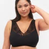 Soft Bra With Lace Straps -Chic Soldes L00606A 0199 ModelFront