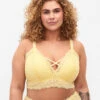 Bralette With String Detail And Soft Padding -Chic Soldes L00615A 1209 ModelFront