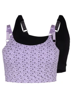 2-pack Cotton Bra Top With Adjustable Straps -Chic Soldes L00624C 2129 Front