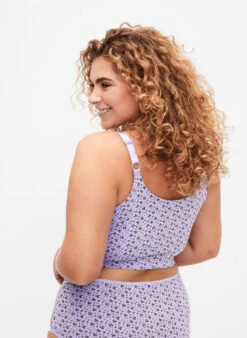 2-pack Cotton Bra Top With Adjustable Straps -Chic Soldes L00624C 2129 ModelBack