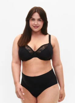 Zizzi Nursing Bra With Lace -Chic Soldes L00800A 0199 ModelFullBody