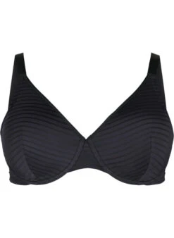 Moulded Bra With Striped Mesh -Chic Soldes L00911A 0199 Front