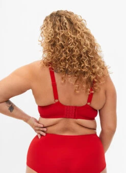 Padded Bra With Lace -Chic Soldes L00932A 1347 ModelBack