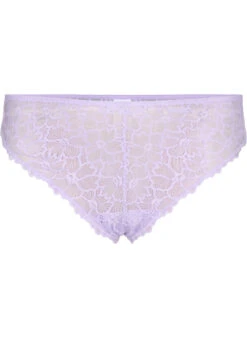 Floral Lace Thong With Regular Waist -Chic Soldes L00943B 2129 Front