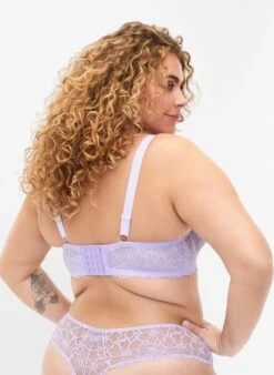 Full Cover Lace Bra With Underwire -Chic Soldes L00943E 2129 ModelBack