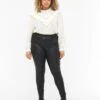 Zizzi Coated Amy Jeans -Chic Soldes M20125A 0199 ModelFront