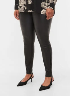 Zizzi Coated, Viscose Blend Legging -Chic Soldes M20125E 0199 ModelDetail2