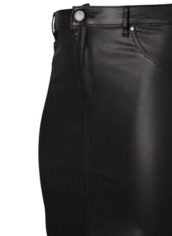 Zizzi Coated Skirt With Slit -Chic Soldes M20125G 0199 Details2