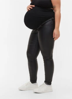 Zizzi Coated Pregnancy Pants -Chic Soldes M20125H 0199 ModelDetail2