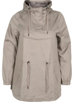 Zizzi Anorak With Hood And Pocket -Chic Soldes M52606F 2266 Front