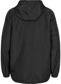 Zizzi Short Jacket With Hood And Adjustable Bottom Hem -Chic Soldes M52887B 0199 Back