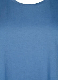 Zizzi Short Sleeve Cotton Blend T-shirt -Chic Soldes M57148F 0966 Details1