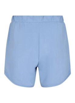 Zizzi Plain Workout Shorts With Pockets -Chic Soldes M57521B 0948 Back