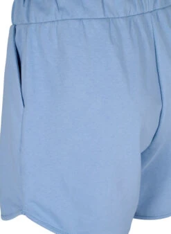 Zizzi Plain Workout Shorts With Pockets -Chic Soldes M57521B 0948 Details2