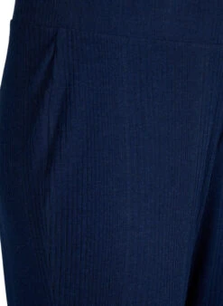 Zizzi Comfortable Pants With Striped Texture -Chic Soldes M57703B 1496 Details1