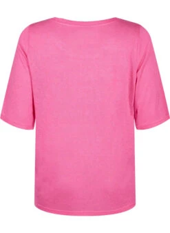 Zizzi Blouse With 3/4 Sleeves -Chic Soldes M57811F 2219 Back