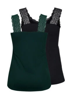 Zizzi 2-pack Top With Lace -Chic Soldes M57868A 0906 Back