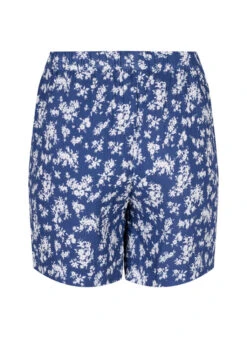 Zizzi Floral Cotton Night Shorts -Chic Soldes M57917E 1465 Back
