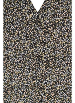 Zizzi Printed Pyjama Top In Viscose -Chic Soldes M58624A 0199 Details1