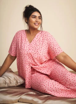 Zizzi Printed Viscose Nightshirt