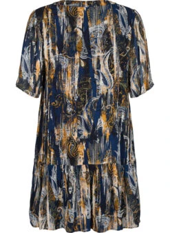 Zizzi Paisley Print Dress In Viscose -Chic Soldes M58813C 1494 Back