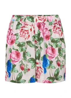 Zizzi Shorts With Floral Print -Chic Soldes M58875C 9989 Front