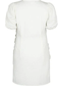 Zizzi Short Sleeve Dress With Draping -Chic Soldes M58895A 1101 Back