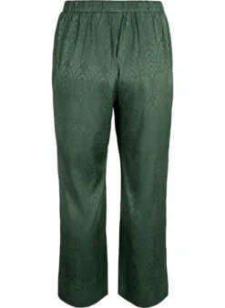 Zizzi Trousers With Textured Pattern -Chic Soldes M58959C 0293 Back