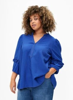 Zizzi Blouse With Ruffles