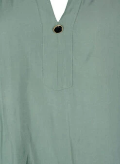 Zizzi Viscose Tunic With 3/4 Sleeves -Chic Soldes M58978A 0293 Details1