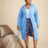 Zizzi Morning Robe With Zipper And Hood -Chic Soldes M59140C 0698 ImageFront