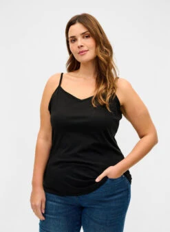 Zizzi Cotton Basic Top 2-pack -Chic Soldes M59963D 9995 ModelBack