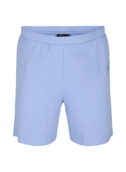 Zizzi Sweat Shorts With Text Print -Chic Soldes M59978B 1517 Front