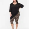 Zizzi 2-pack Of 3/4 Leggings -Chic Soldes M59981D 0199 ModelFront