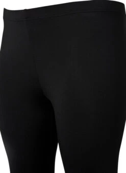 Zizzi 2-pair 3/4 Leggings With Lace Trim -Chic Soldes M59981G 0199 Details2