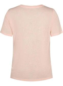 Zizzi T-shirt With Studs And Round Neck -Chic Soldes M59983B 2337 Back