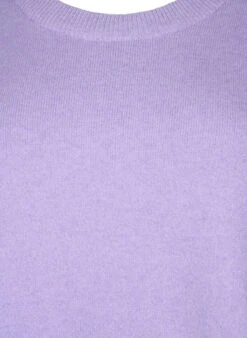 Zizzi Long-sleeved Pullover With Round Neck -Chic Soldes M61007J 2240 Details1