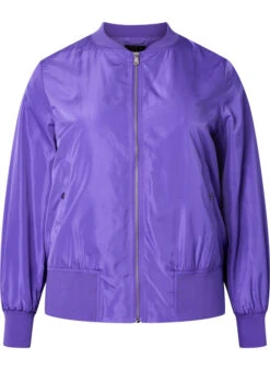 Zizzi Bomber Jacker With Pockets -Chic Soldes M61031A 2290 Front