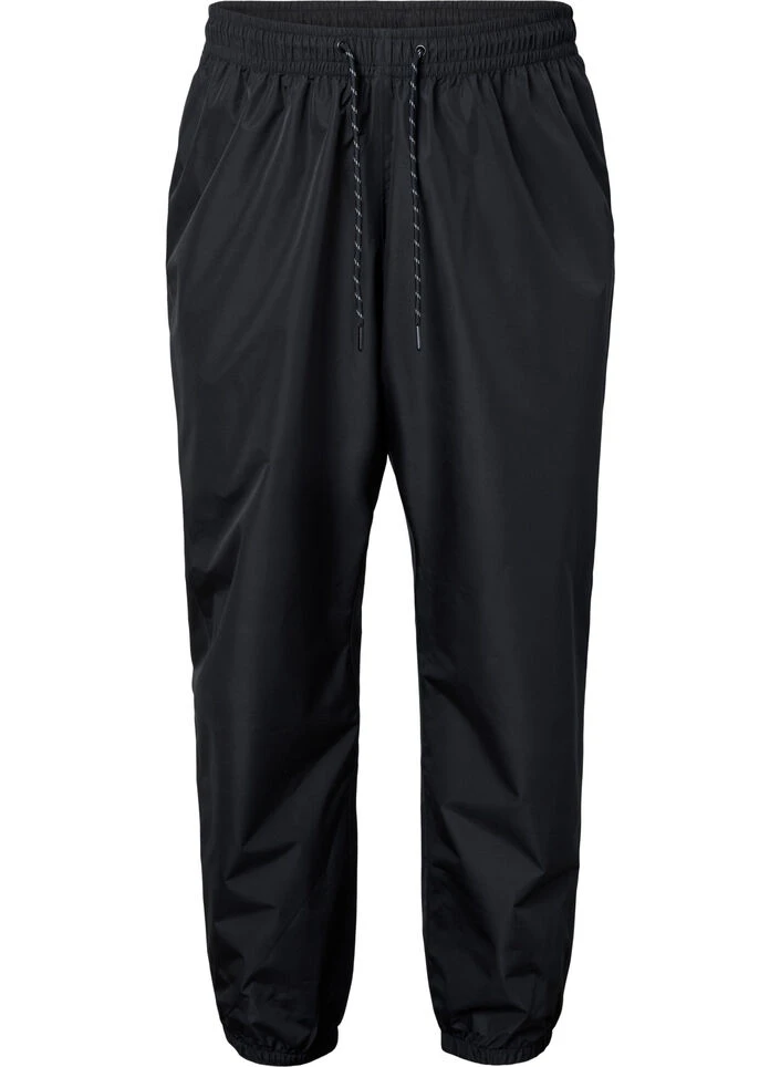 Zizzi Rain Pants With Elastic And Drawstring 6 Zizzi Rain Pants With Elastic And Drawstring – Image 4