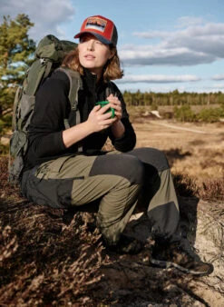 Zizzi Water-repellent Hiking Trousers With Pockets