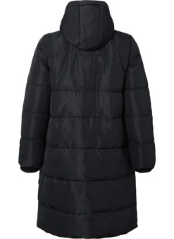 Zizzi Long Puffer Jacket With Pockets And Hood -Chic Soldes M61083B 0199 Back