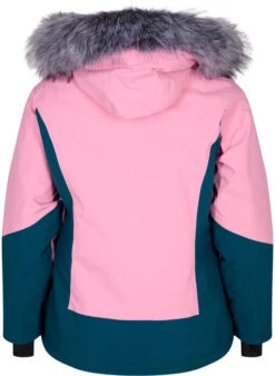 Zizzi Ski Jacket With Detachable Hood -Chic Soldes M61086A 1344 Back