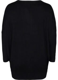 Zizzi Knitted Tunic In Viscose Blend -Chic Soldes M61099A 0199 Back
