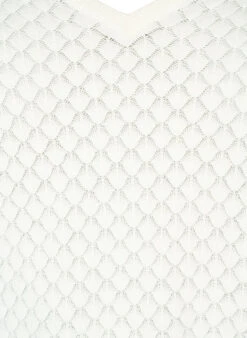 Zizzi Structure-patterned Pullover In Organic Cotton -Chic Soldes M61151B 1106 Details1