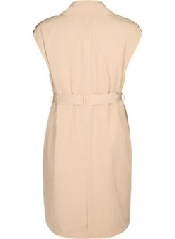 Zizzi Long Waistcoat With Belt -Chic Soldes M61173A 0711 Back