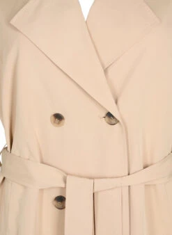 Zizzi Long Waistcoat With Belt -Chic Soldes M61173A 0711 Details1